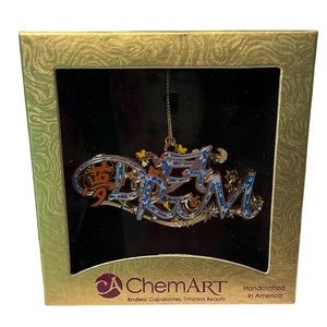 ChemArt Handcrafted Christmas Ornament "Dream" New Made in USA